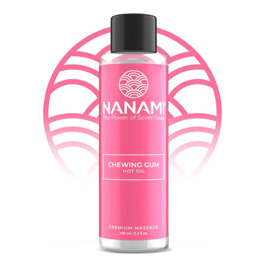 NANAMI - ACEITE DE MASAJE EFECTO CALOR HOT OIL AROMA CHICLE 100ML