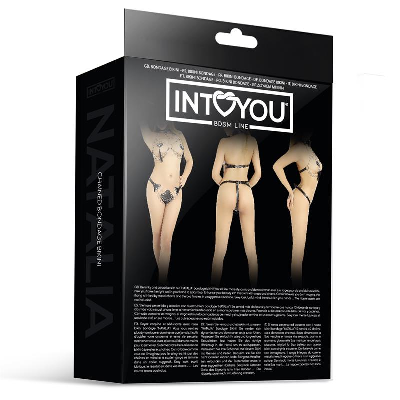 INTOYOU BDSM LINE - NATALIA BIKINI DE BONDAGE CON CADENAS