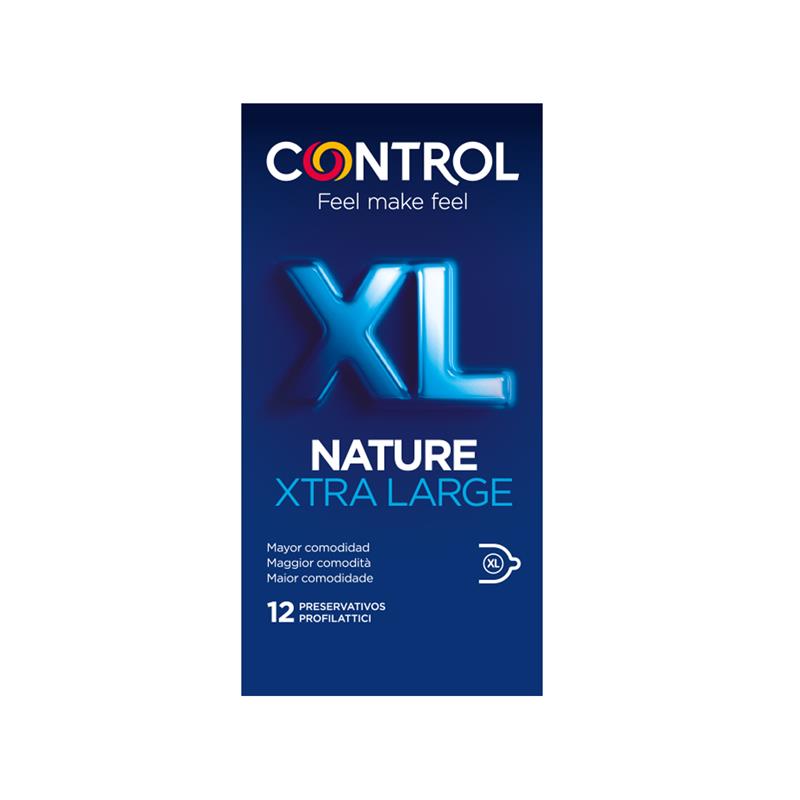 CONTROL - ADAPTA NATURE XL PRESERVATIVOS 12 UNIDADES