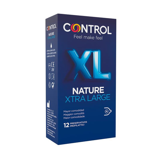 CONTROL - ADAPTA NATURE XL PRESERVATIVOS 12 UNIDADES