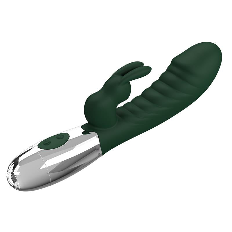 PRETTYLOVE - NAUGHTY BUNNY VIBRADOR 30 FUNCIONES VERDE