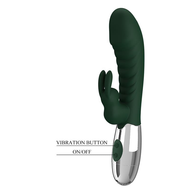 PRETTYLOVE - NAUGHTY BUNNY VIBRADOR 30 FUNCIONES VERDE