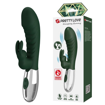 PRETTYLOVE - NAUGHTY BUNNY VIBRADOR 30 FUNCIONES VERDE