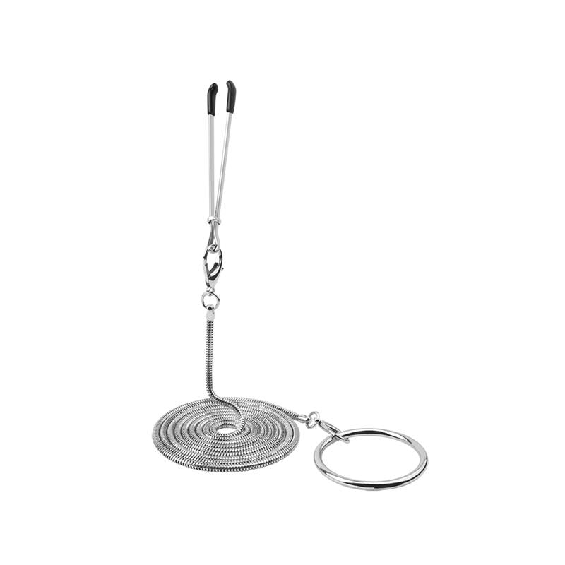 CHISA - NAUGHTY FETISH PINZA PARA PEZONES Y CLÍTORIS CON CADENA