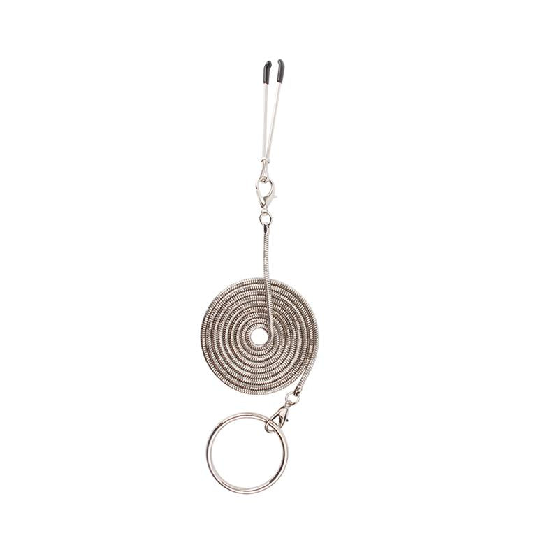 CHISA - NAUGHTY FETISH PINZA PARA PEZONES Y CLÍTORIS CON CADENA