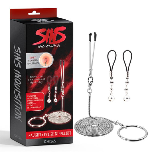 CHISA - NAUGHTY FETISH PINZA PARA PEZONES Y CLÍTORIS CON CADENA