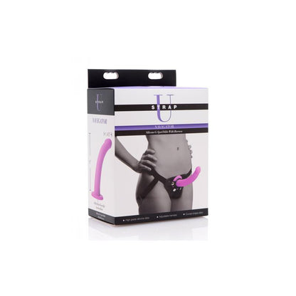 STRAP U - NAVIGATOR ARNÉS CON DILDO PUNTO G PURPURA