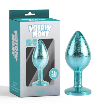 CHISA - NEBULA BLUE GEM PLUG PLUG ANAL CON JOYA EN LA BASE TALLA S