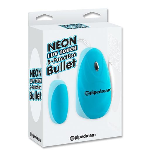 NEON - BALA VIBRADORA 5 FUNCIONES LUV TOUCH AZUL