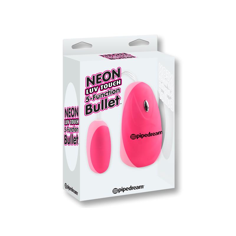 NEON - BALLA VIBRADORA 5 FUNCIONES LUV TOUCH ROSA