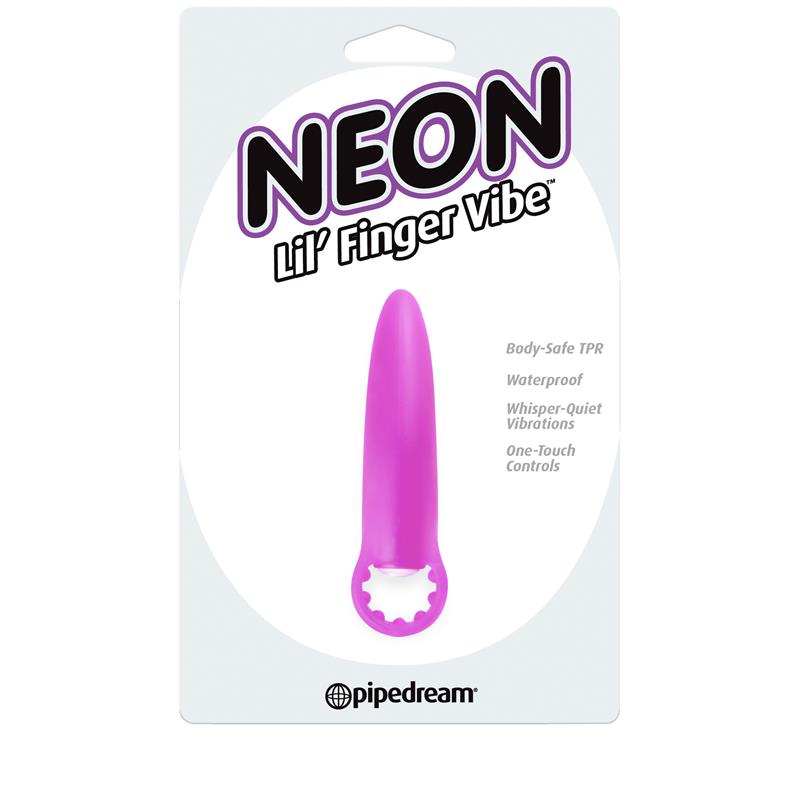 NEON - MINI VIBRADOR LIL FINGER PÚRPURA