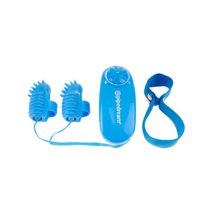 NEON - MINI VIBRADOR PARA EL DEDO AZUL