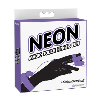 NEON - MINI VIBRADORES PARA EL DEDO PÚRPURA