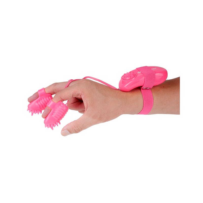 NEON - MINI VIBRADORES PARA EL DEDO ROSA