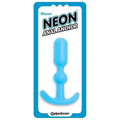 NEON - PLUG ANAL ANCHO AZUL