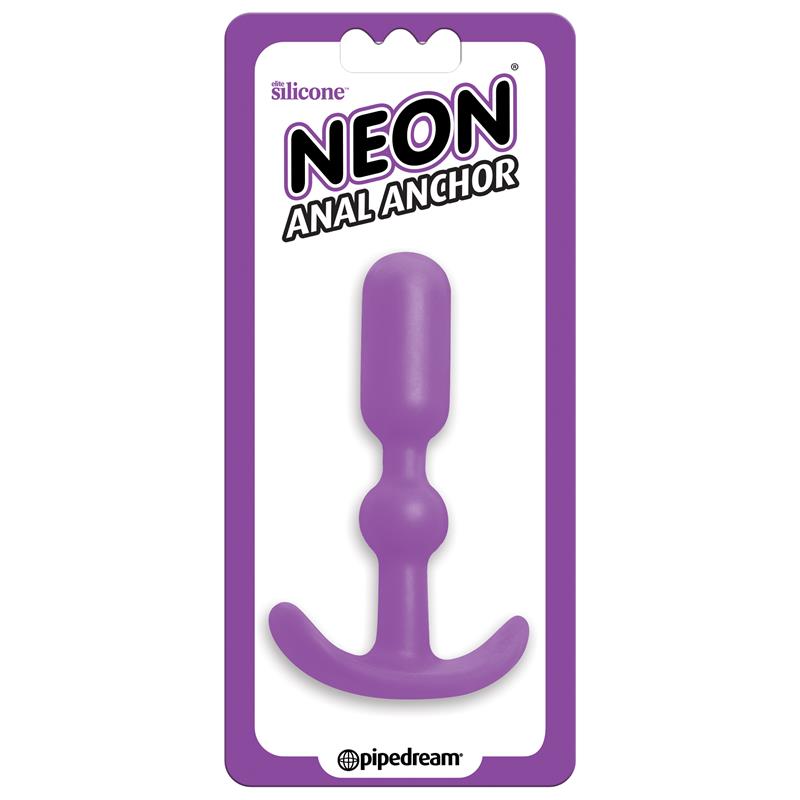 NEON - PLUG ANAL ANCHO PÚRPURA