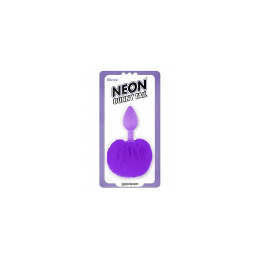 NEON - PLUG ANAL CON COLA PÚRPURA