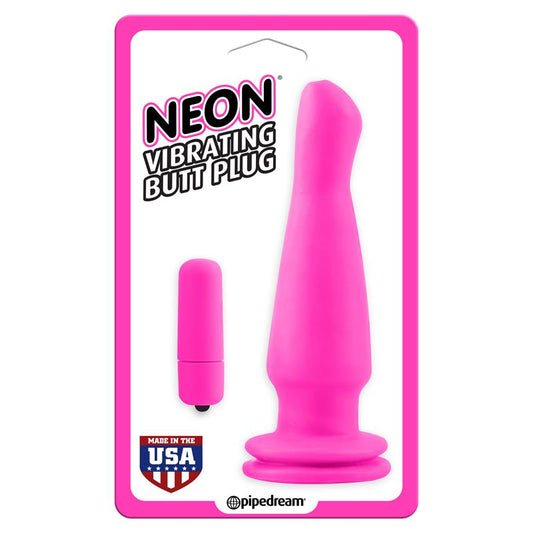 NEON - PLUG ANAL VIBRADOR ROSA