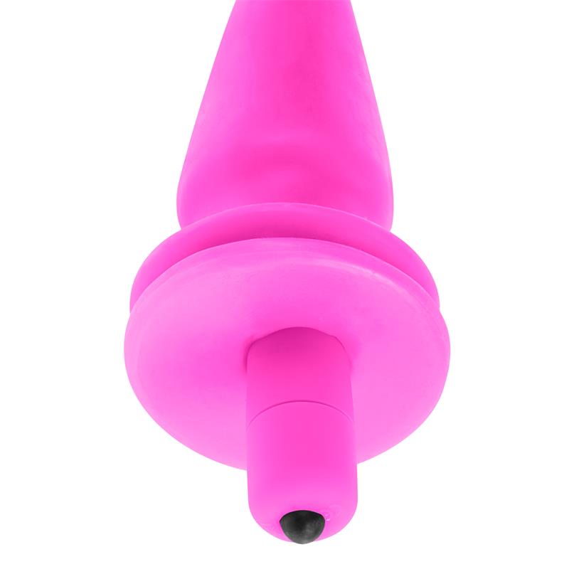 NEON - PLUG ANAL VIBRADOR ROSA