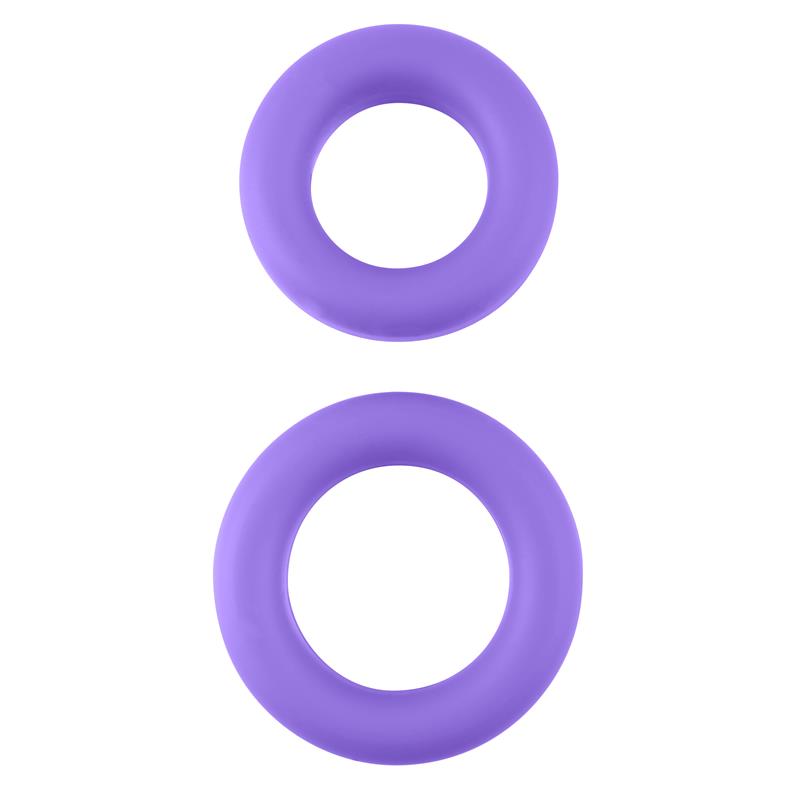 NEON - SET DE ANILLOS PARA EL PENE PÚRPURA