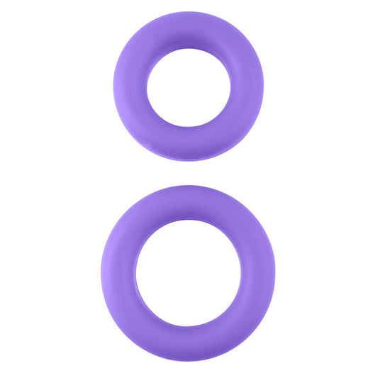 NEON - SET DE ANILLOS PARA EL PENE PÚRPURA