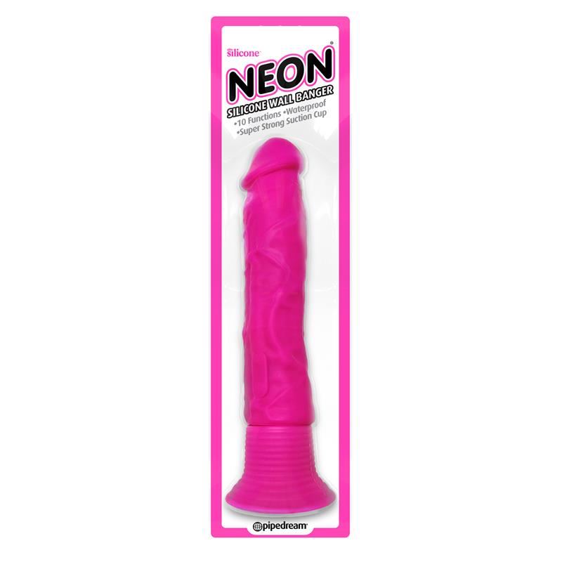 NEON - VIBRADOR DE SILICONA WALL BANGER ROSA