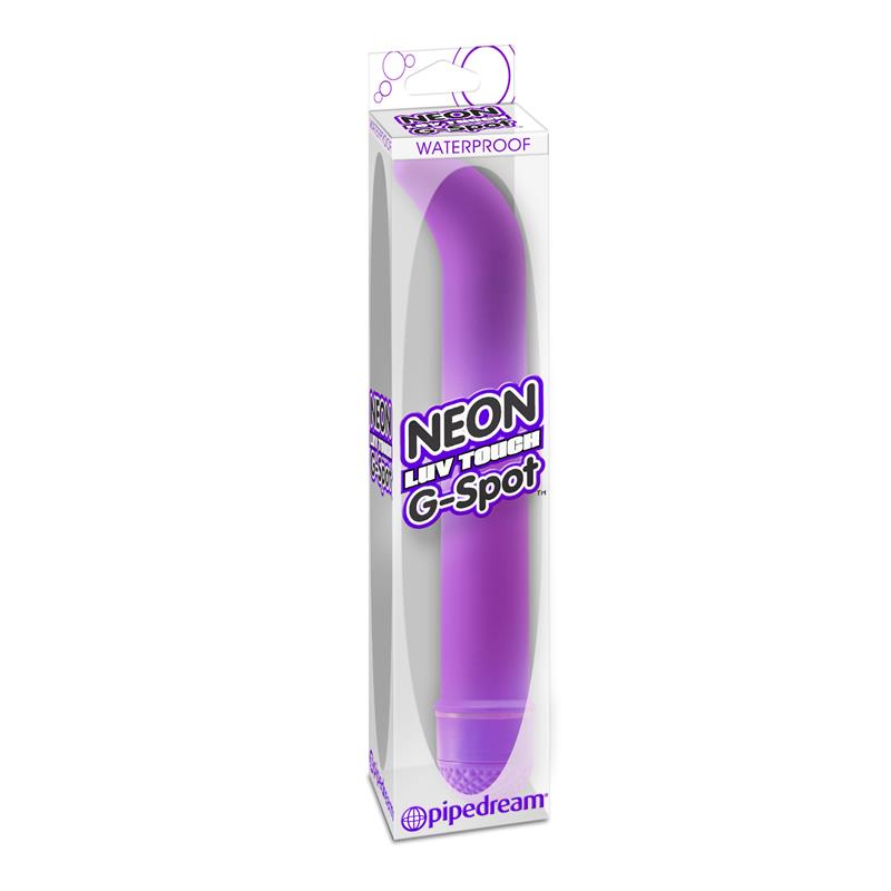 NEON - VIBRADOR LUV TOUCH PUNTO G PÚRPURA