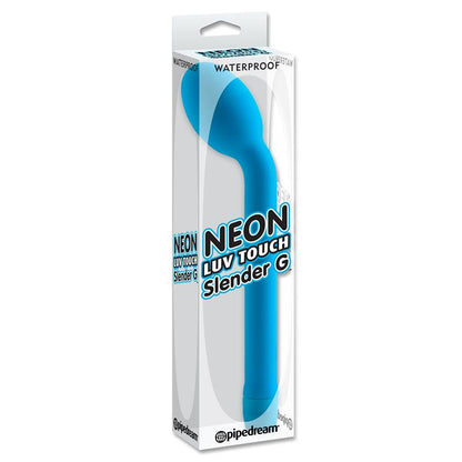 NEON - VIBRADOR LUV TOUCH SLENDER PUNTO G AZUL