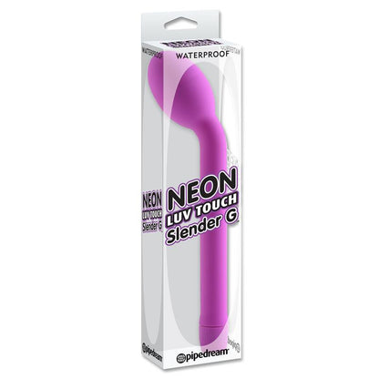 NEON - VIBRADOR LUV TOUCH SLENDER PUNTO G PÚRPURA