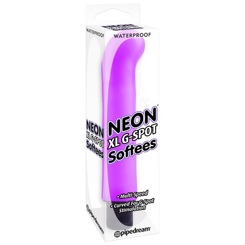 NEON - VIBRADOR XL LUV TOUCH G-SPOT SOFTEES PÚRPURA