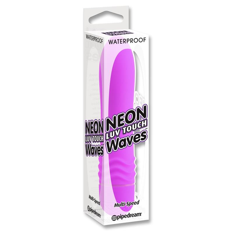 NEON - VIBRADOR LUV TOUCH WAVES PÚRPURA
