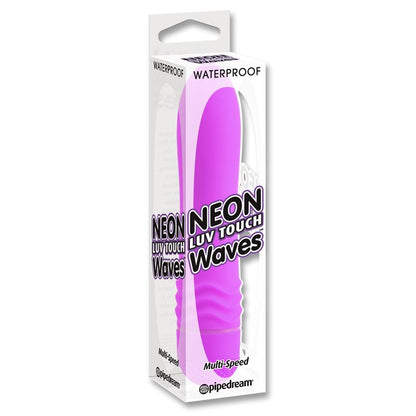 NEON - VIBRADOR LUV TOUCH WAVES PÚRPURA