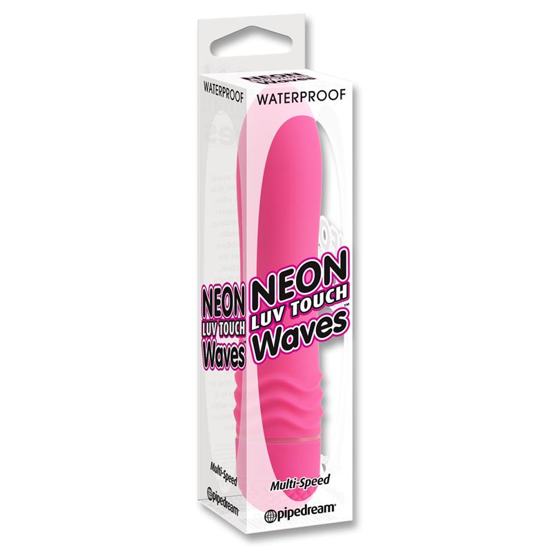 NEON - NEON VIBRADOR LUV TOUCH WAVES ROSA