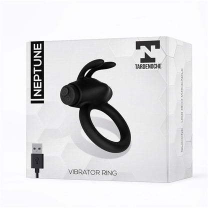 TARDENOCHE - NEPTUNE ANILLO VIBRADOR SILICONA RECARGABLE USB