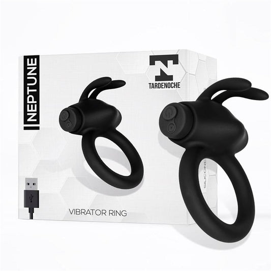 TARDENOCHE - NEPTUNE ANILLO VIBRADOR SILICONA RECARGABLE USB