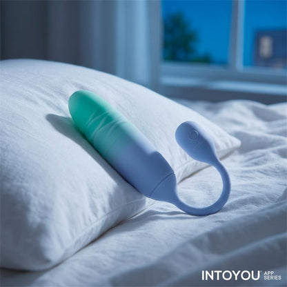 INTOYOU APP SERIES - NEXEGG MOTION HUEVO VIBRADOR CON THRUSTING APP LILA/PISTACHO