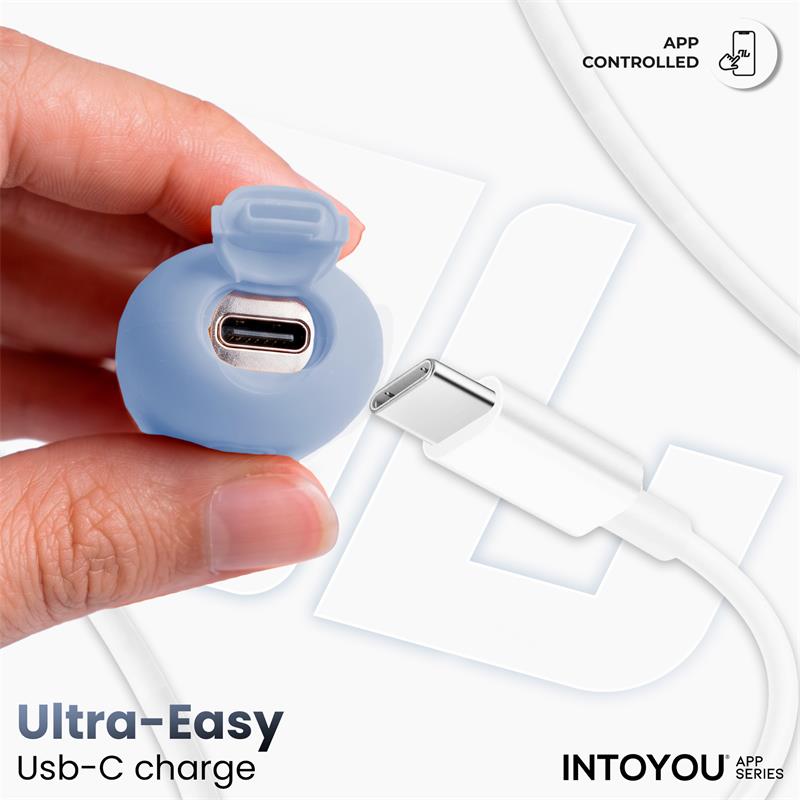 INTOYOU APP SERIES - NEXEGG MOTION HUEVO VIBRADOR CON THRUSTING APP LILA/PISTACHO