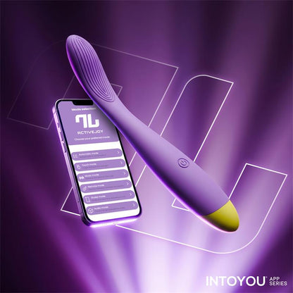 INTOYOU APP SERIES - NEYA VIBRADOR PUNTO G CON APP PÚRPURA