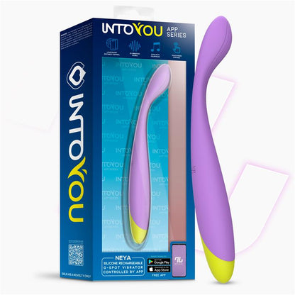 INTOYOU APP SERIES - NEYA VIBRADOR PUNTO G CON APP PÚRPURA