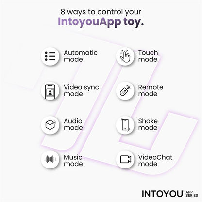 INTOYOU APP SERIES - NEYA VIBRADOR PUNTO G CON APP PÚRPURA
