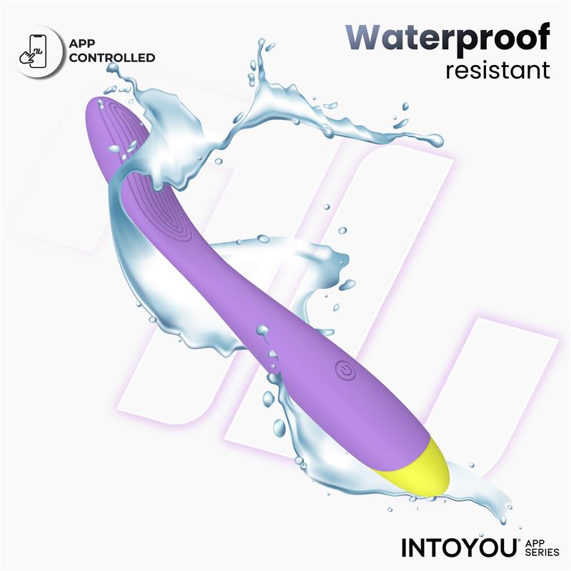 INTOYOU APP SERIES - NEYA VIBRADOR PUNTO G CON APP PÚRPURA