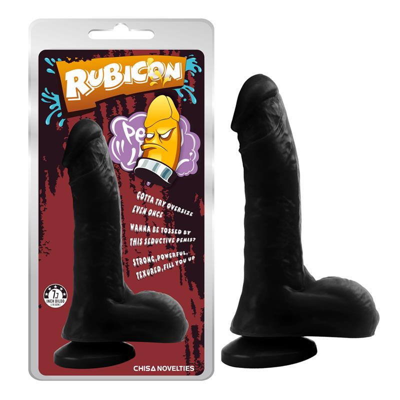 CHISA - NIGHT CLUB DILDO 7.7 - 20 CM NEGRO