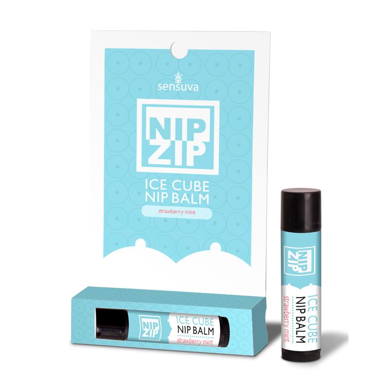 SENSUVA - NIP ZIP BÁLSAMO REFRESCANTE PARA PEZONES UNISEX FRESA MENTA 4 GR