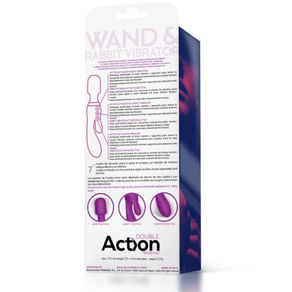 ACTION - NO. FIFTEEN VIBRADOR Y MASAJEADOR 3 MOTORES INDEPENDIENTES