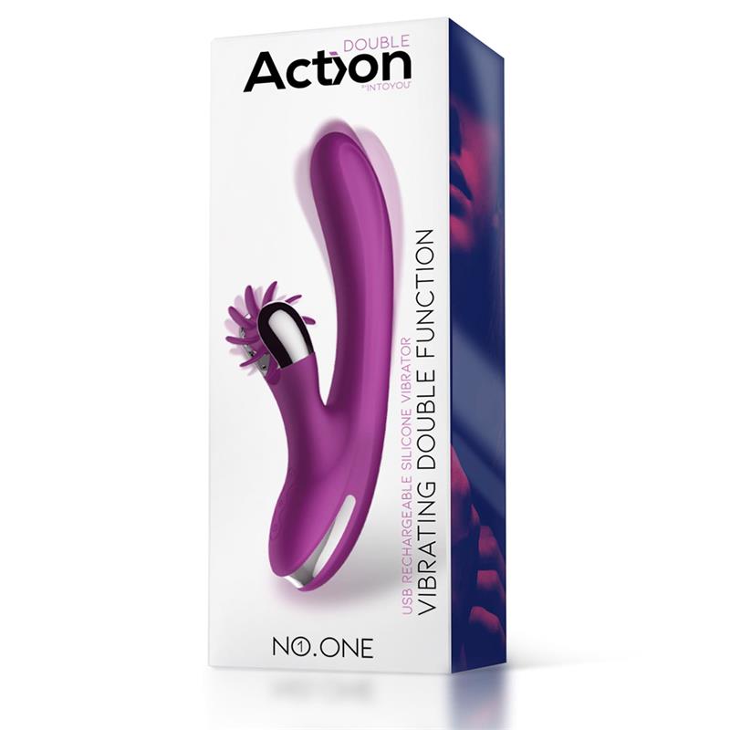 ACTION - NO. ONE VIBRADOR CON RUEDA ESTIMULADORA