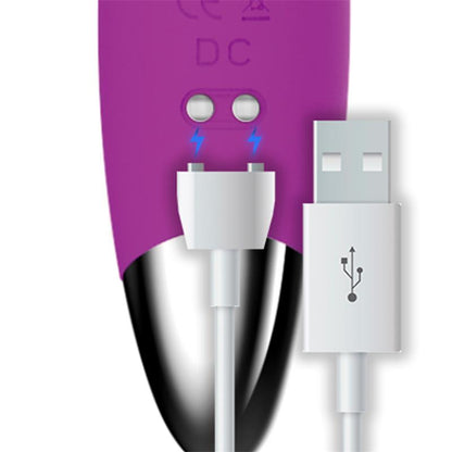 ACTION - NO. TEN VIBRADOR HIPER-FLEXIBLE PUNTO-G USB MAGNÉTICO SILICONA
