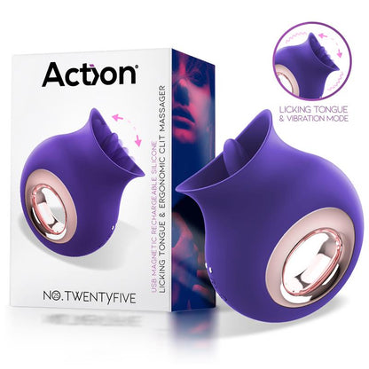 ACTION - NO. TWENTYFIVE ESTIMULADOR DE LENGUA Y VIBRACIÓN