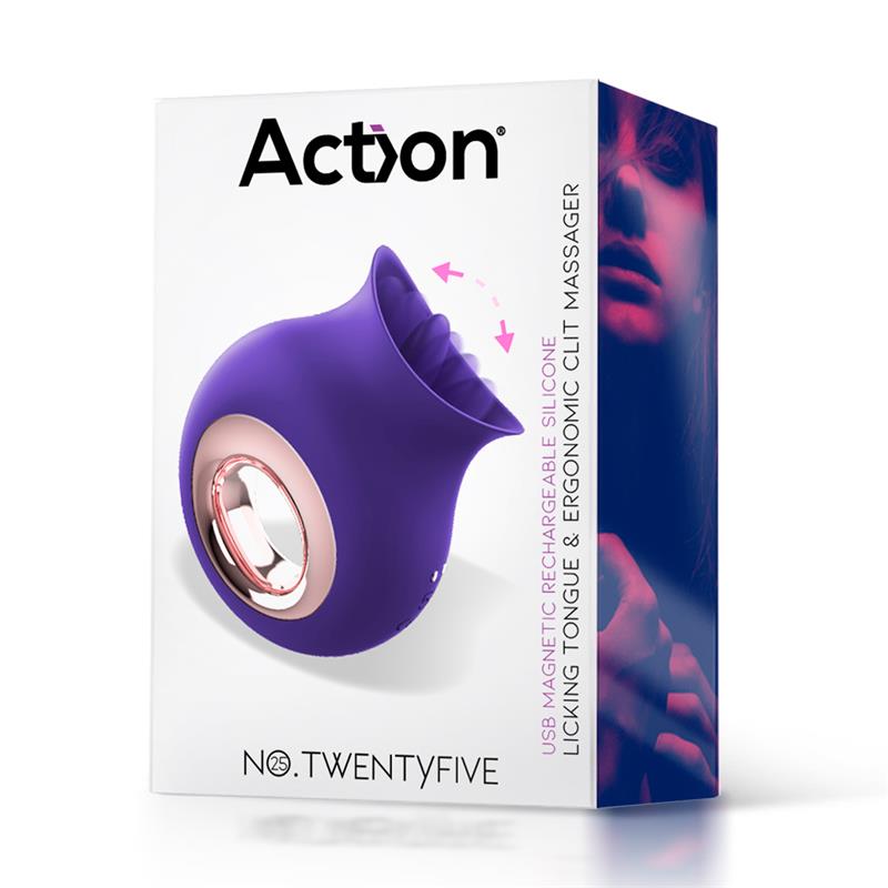 ACTION - NO. TWENTYFIVE ESTIMULADOR DE LENGUA Y VIBRACIÓN