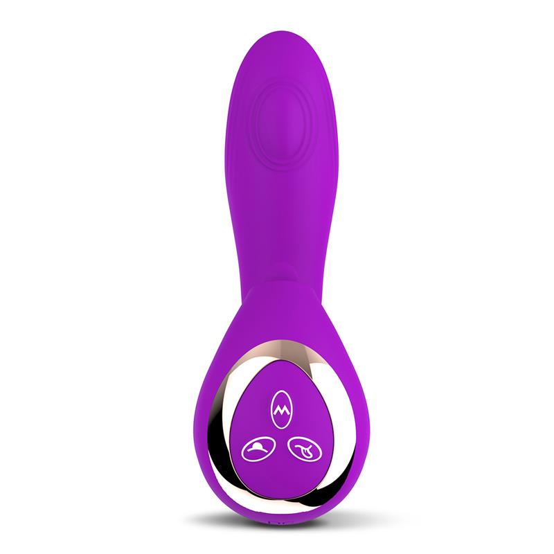 ACTION - NO. TWENTYONE VIBRADOR CON BOLA PULSANTE Y LENGUA ESTIMULADORA