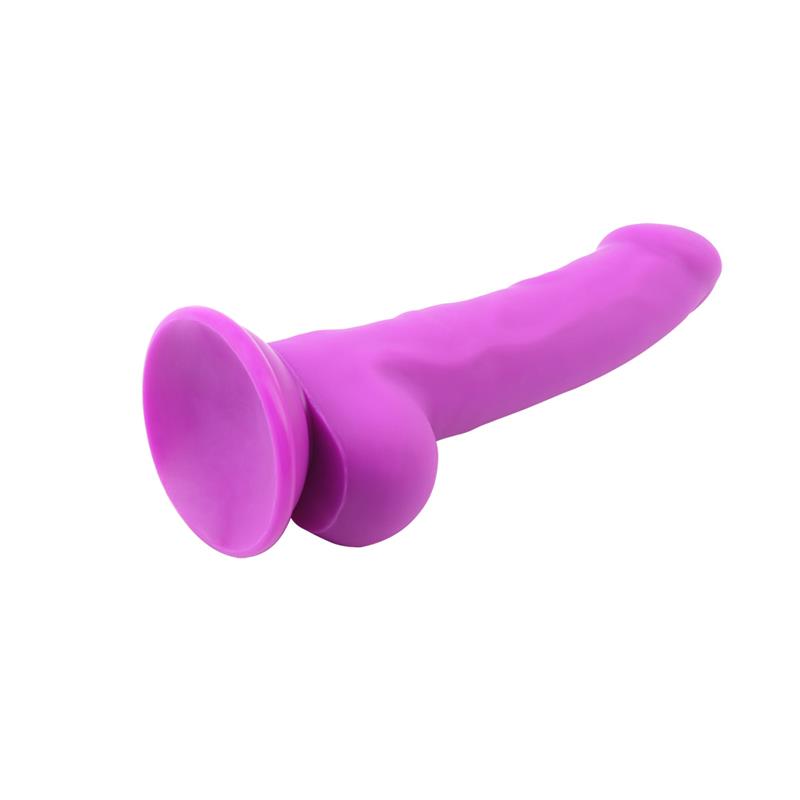 CHISA - NORMAN.P DILDO SILICONA LÍQUIDA PÚRPURA 21.5CM